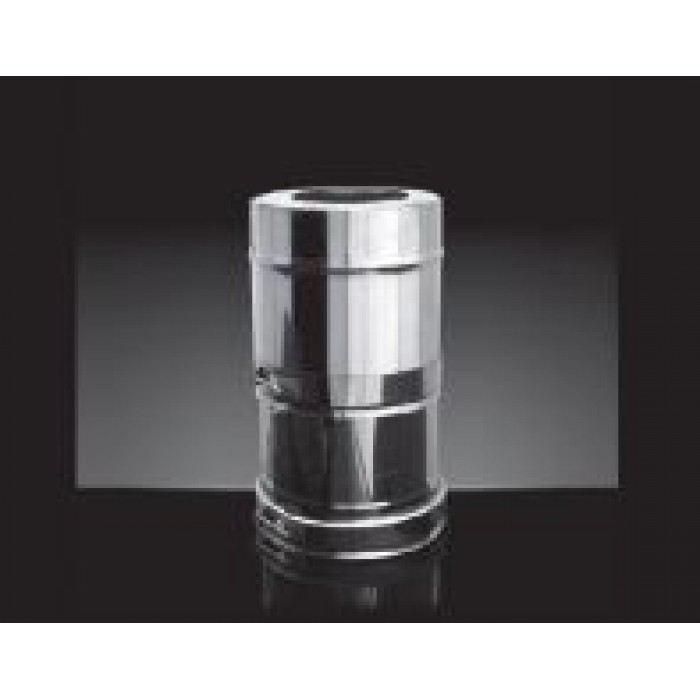 Дымоход Craft AISI 316/0,5мм + 304/0,5мм зеркало, изоляция 25мм, 0,5 м, диаметр 200